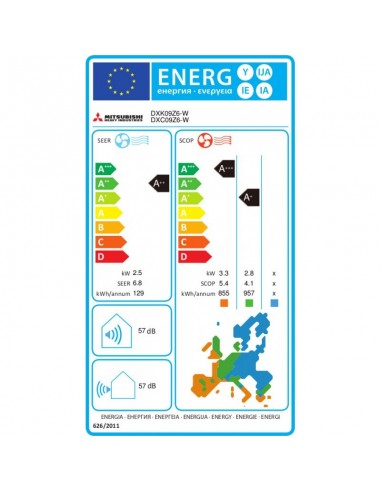Mitsubishi Heavy DXK/DXC-09 Z6-W...