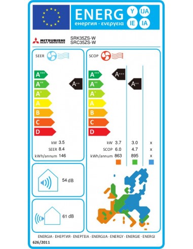 Mitsubishi Heavy SRK/SRC-35 ZS-WF...