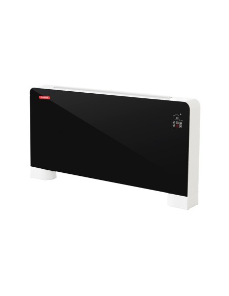 PHNIX PFP-100 CB Μαύρο Fan Coil Glass Δαπέδου - Οροφής