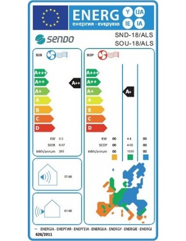 Sendo Aeolos Color SND-18ALSX 18.000...