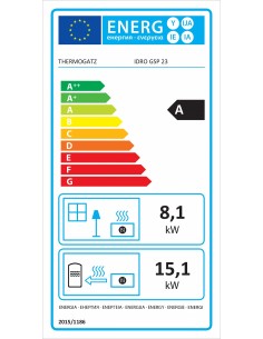 Thermogatz IDRO GSP 23 Σόμπα Pellet 02.300.025 2