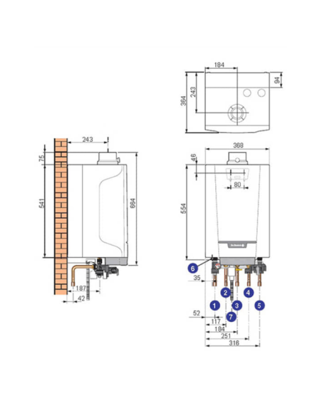 De Dietrich NANEO PMC 34/39 MI Λέβητας Αερίου 35kW