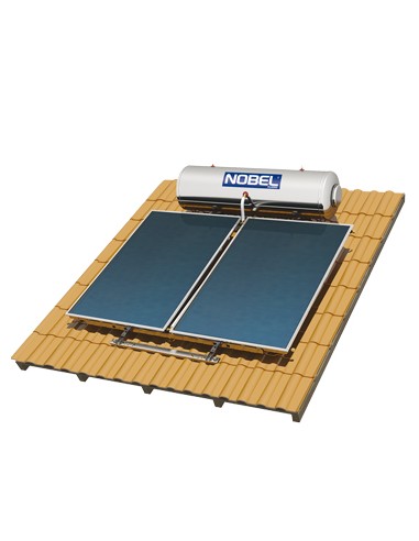 Nobel Classic 160Lt / 3m² Inox Διπλής...