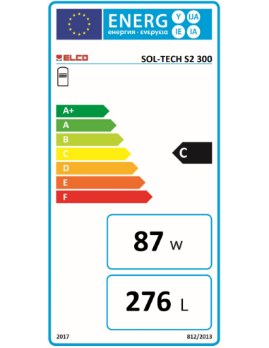 Elco SOL-TECH S2 300Lt / 4m² Glass...